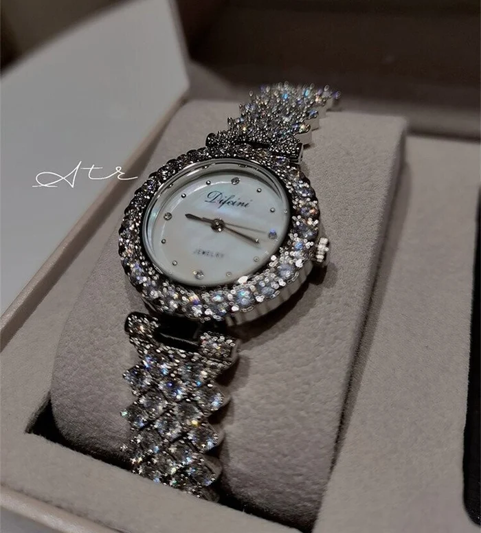 Shining 5A Cubic Zircon Watch
