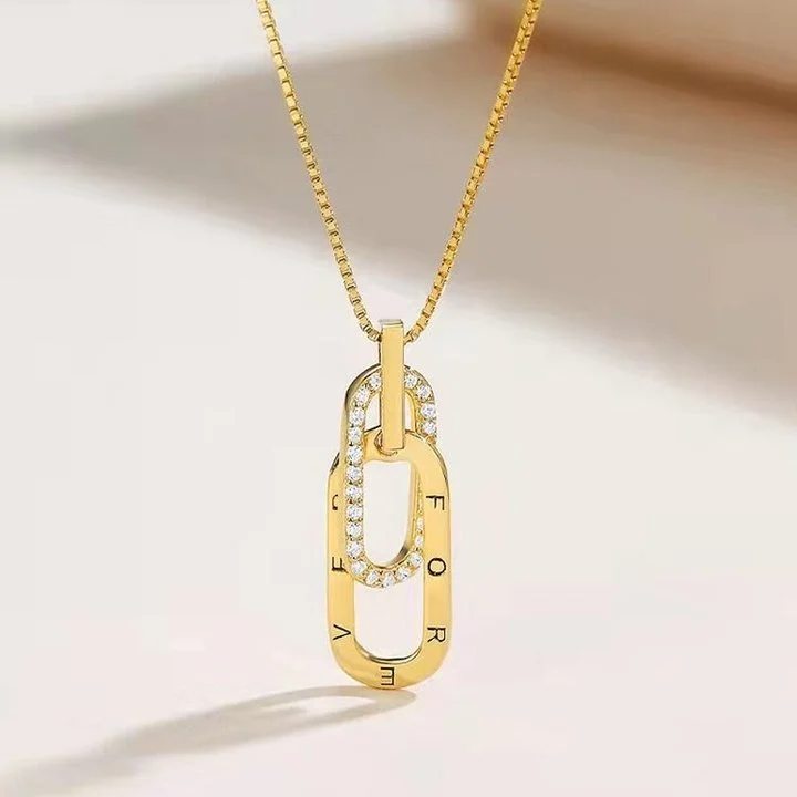Mother And Daughter Forever Linked Together Necklace