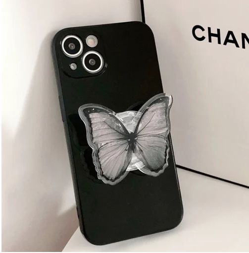 Black Butterfly Stand Phone Case
