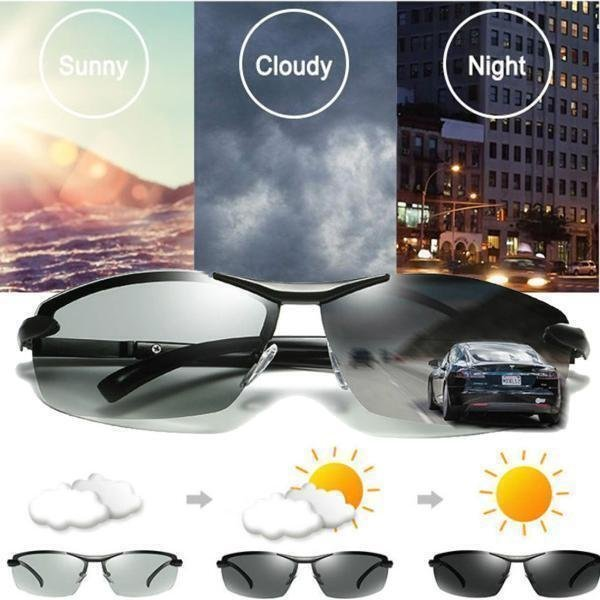 Quality Titanium Alloy Photochromic Sunglasses