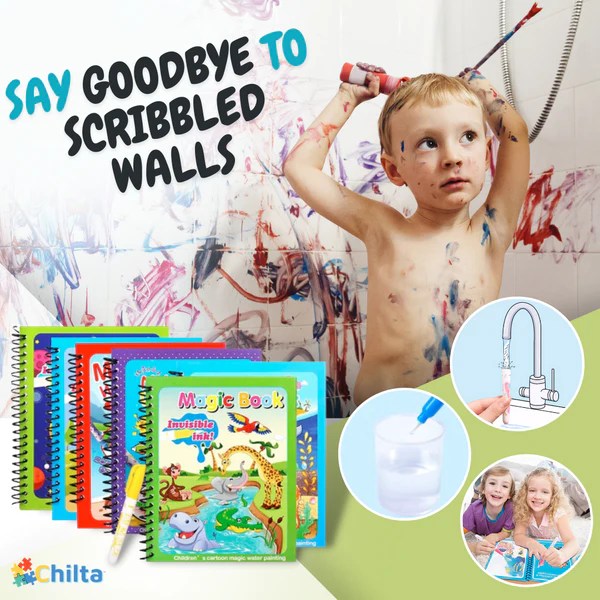 Magical Book Water Drawing