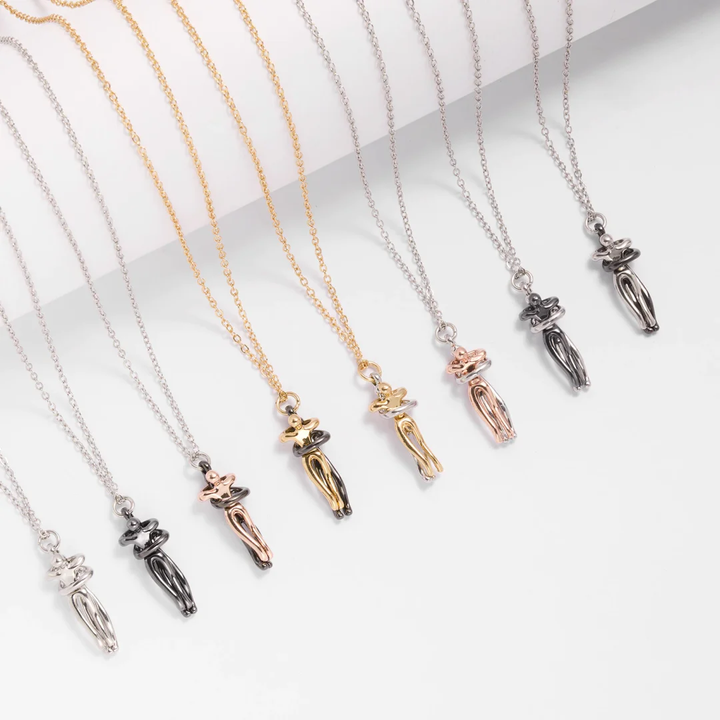 Couple Hug Necklace