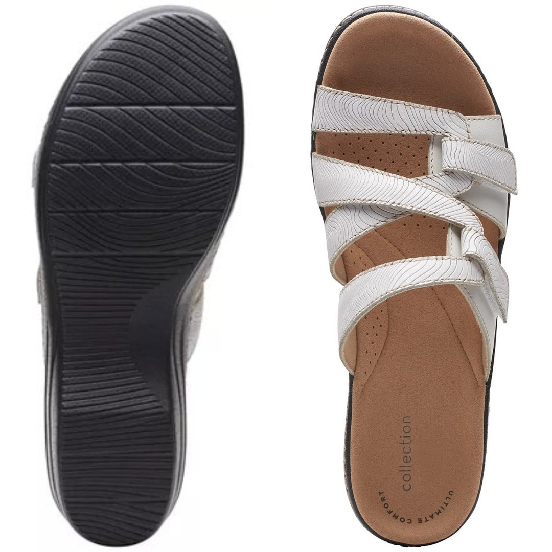 2022 Soft Bottom Massage Orthopedic Wedge Slide Sandals