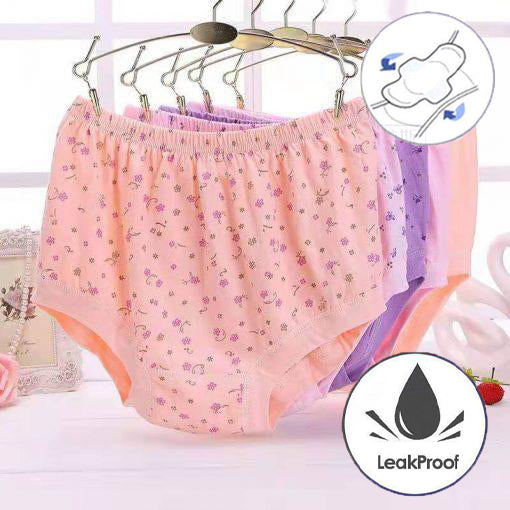 6 PCS Oversize  Cotton High Waist Comfortable Panties