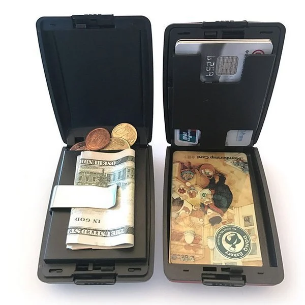 Aluminum Alloy Anti theft Wallet