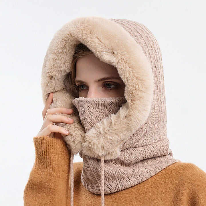 Winter Knit Set Unisex Warm Wind Proof Cap