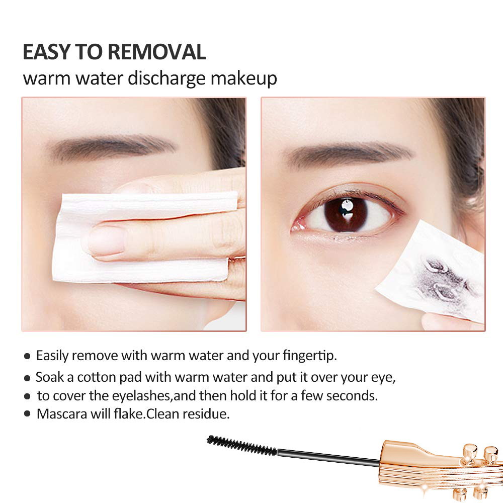 4D Waterproof Silk Fiber Thick Lengthening Violin Mascara