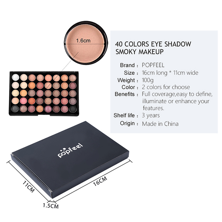 40 Colors Eye Shadow Palette