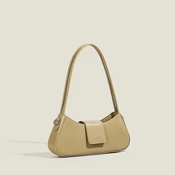 BAGUETTE SHOULDER BAG WITH FLAP
