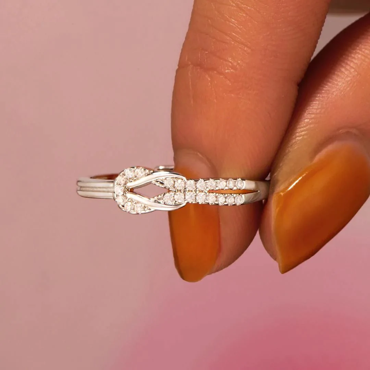 To My Best Friend Knot Ring