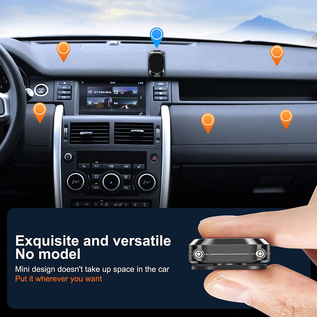 2022 New Alloy Folding Magnetic Car Phone Holder