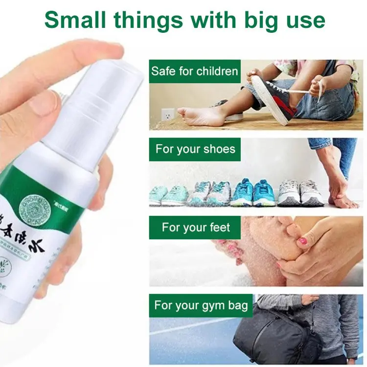 Athletes foot treatment herbal antibacterial spray