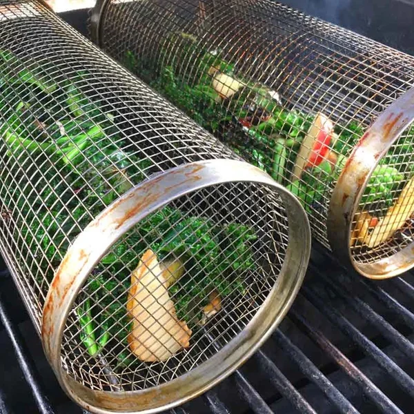 Rolling Grilling Baske