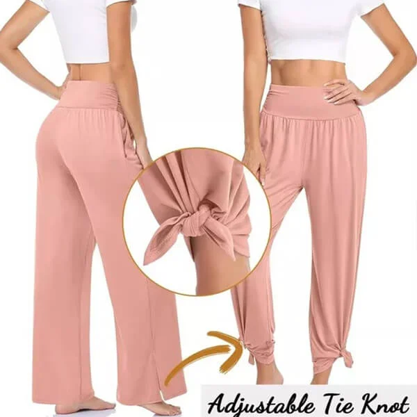 Womens Wide Leg Casual Loose Yoga Sweatpants
