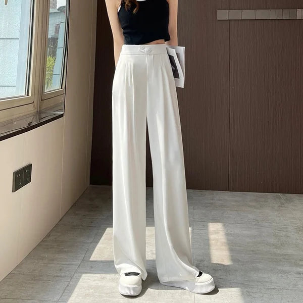 Womans Casual Full Length Loose Pants