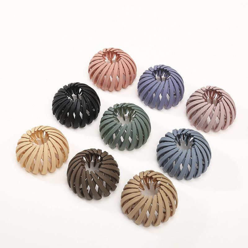 Simple Hair Styling Birds Nest Plate Hairpin