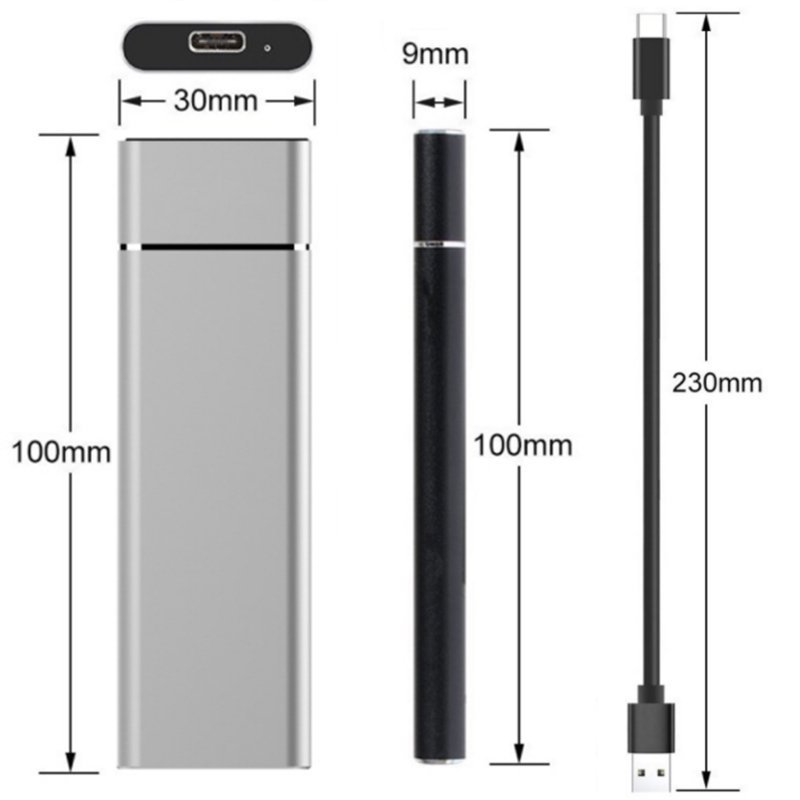 6TB 8TB 4TB 2TB Ultra Speed External SSD  Portable  Large Capability Mobile Solid State Drive for Laptops Desktop