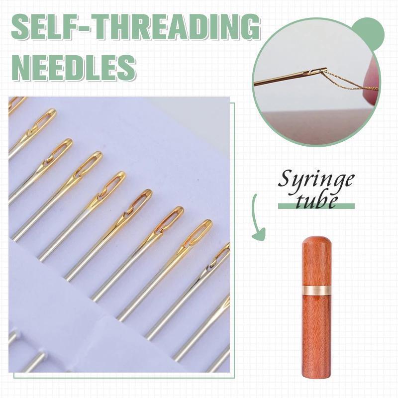 Self threading Needles