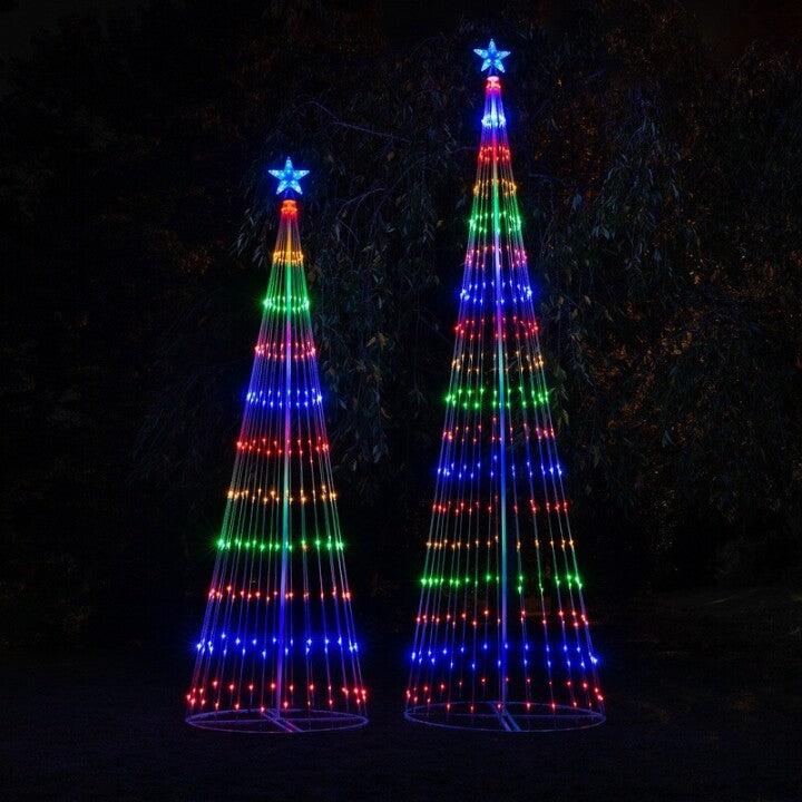 MULTICOLOR LED ANIMATED OUTDOOR CHRISTMAS TREE LIGHTSHOW