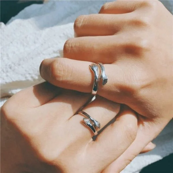 To My Granddaughter Hug Ring