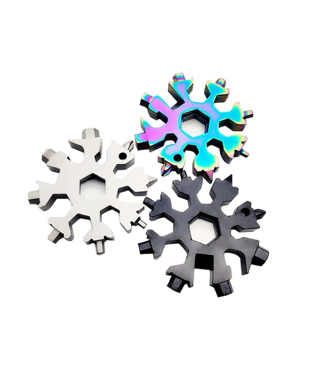 Portable 18 In 1 Mini Snowflake Pocket Multitool