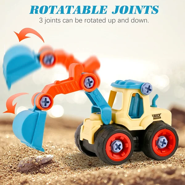 Construction Truck Toys Set