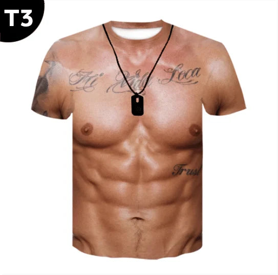 MUSCLE TATTOO All Over Print T Shirt