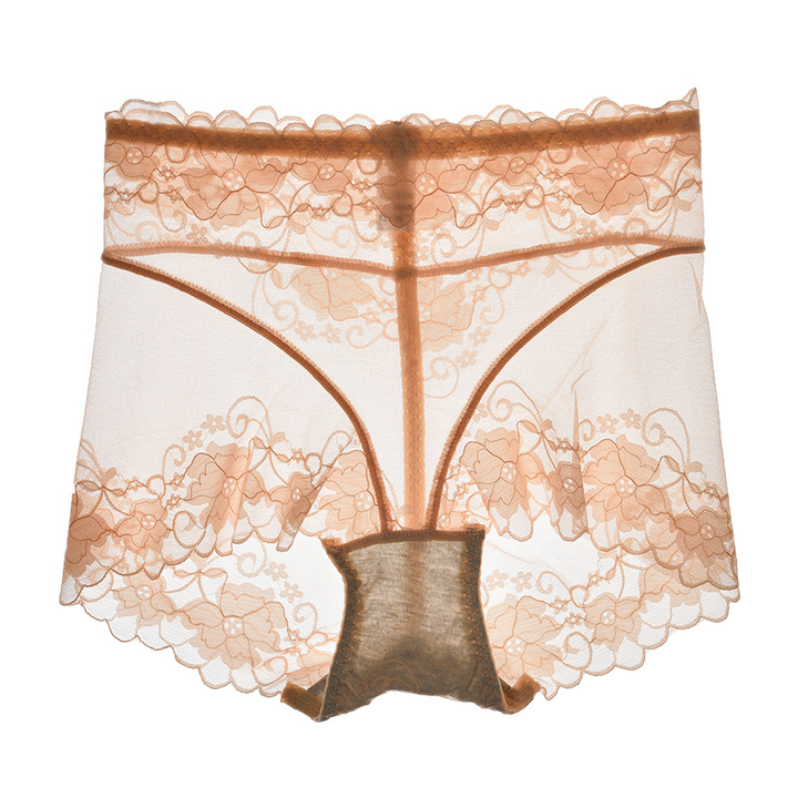 Mesh See Through Tummy Tucking Hips Lifting Panties