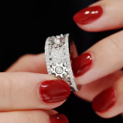GEAR DIAMOND RING