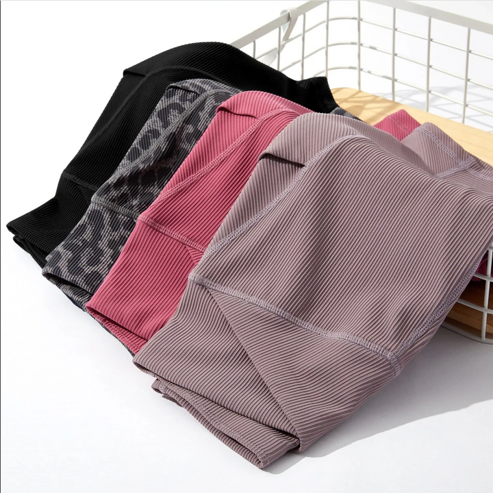 Crossover Ribbed Pocket Shorts