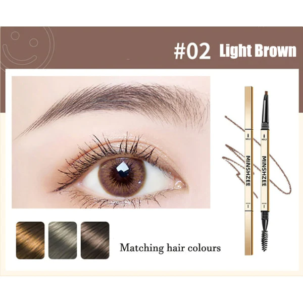 Small Gold Bar Double headed Eyebrow Pencil