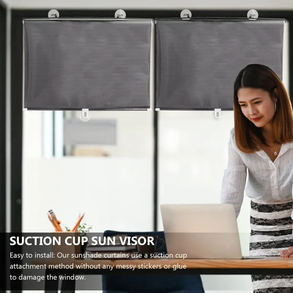 Retractable Window Roller Sunshade