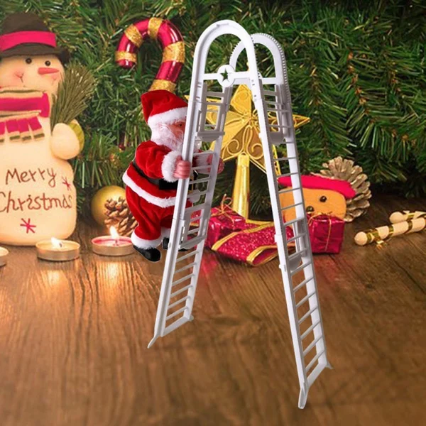 Electric Climbing Santa