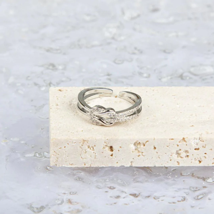 To My Best Friend Knot Ring