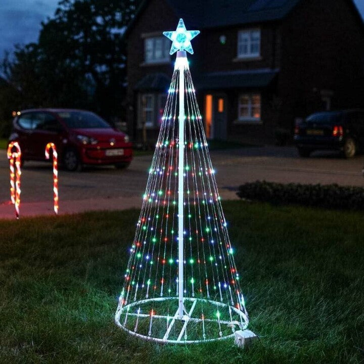 MULTICOLOR LED ANIMATED OUTDOOR CHRISTMAS TREE LIGHTSHOW