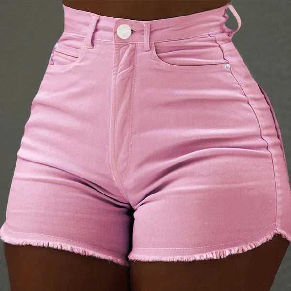 High Waisted Denim Shorts