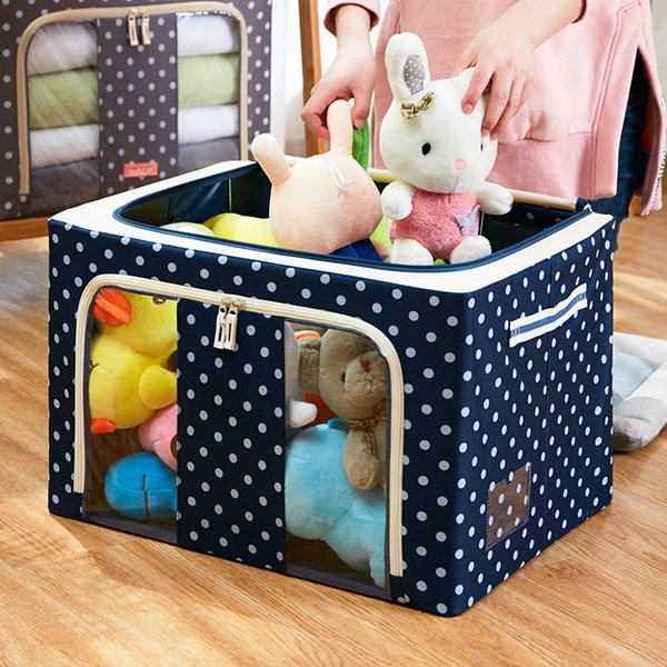 Multifunctional folding closet storage box