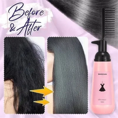 3 Second Hair Straightening Cream