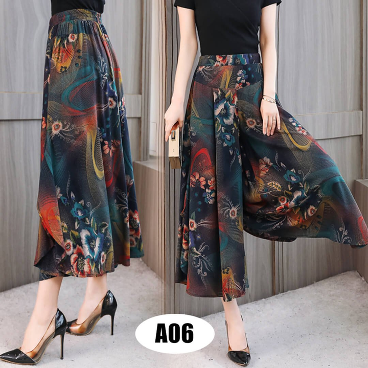 Womens High Waist Casual Wide Leg Pants