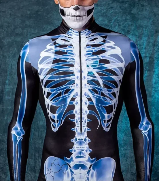 Halloween Couple Skeleton Bodysuit