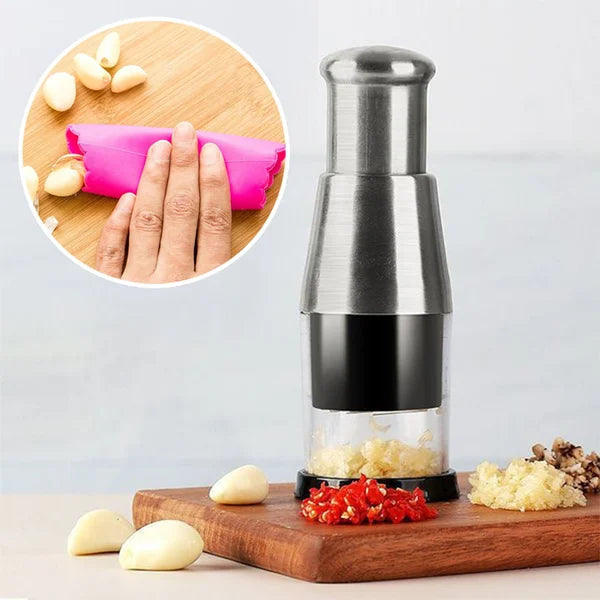 Pressed Garlic Chopper