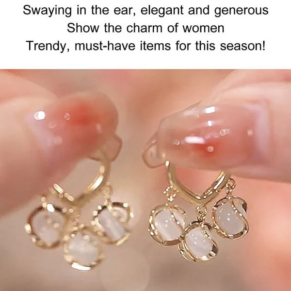 Small fresh temperament simple ear buckle