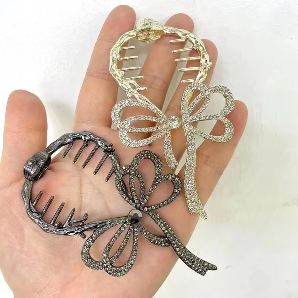 Bow light luxury premium feeling hairpin