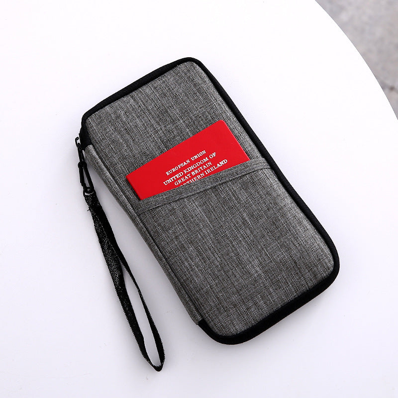 Multi Pockets Family Travel Document Bag