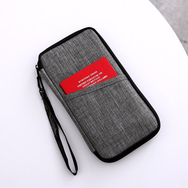 Multi Pockets Family Travel Document Bag