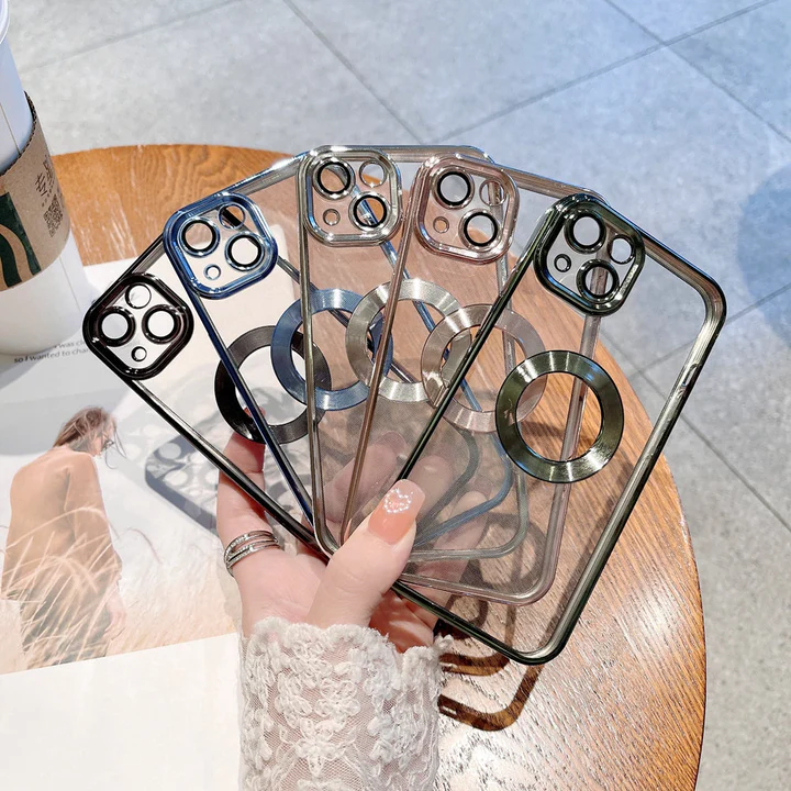 TRANSPARENT ELECTROPLATED IPHONE CASE