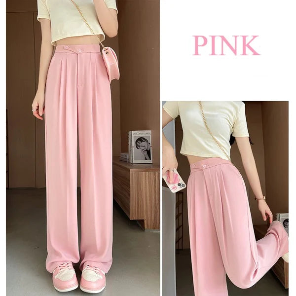 Womans Casual Full Length Loose Pants