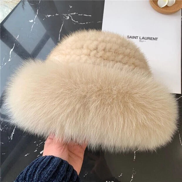 🎅BRAIDED WARM THICK BASIN HAT✨