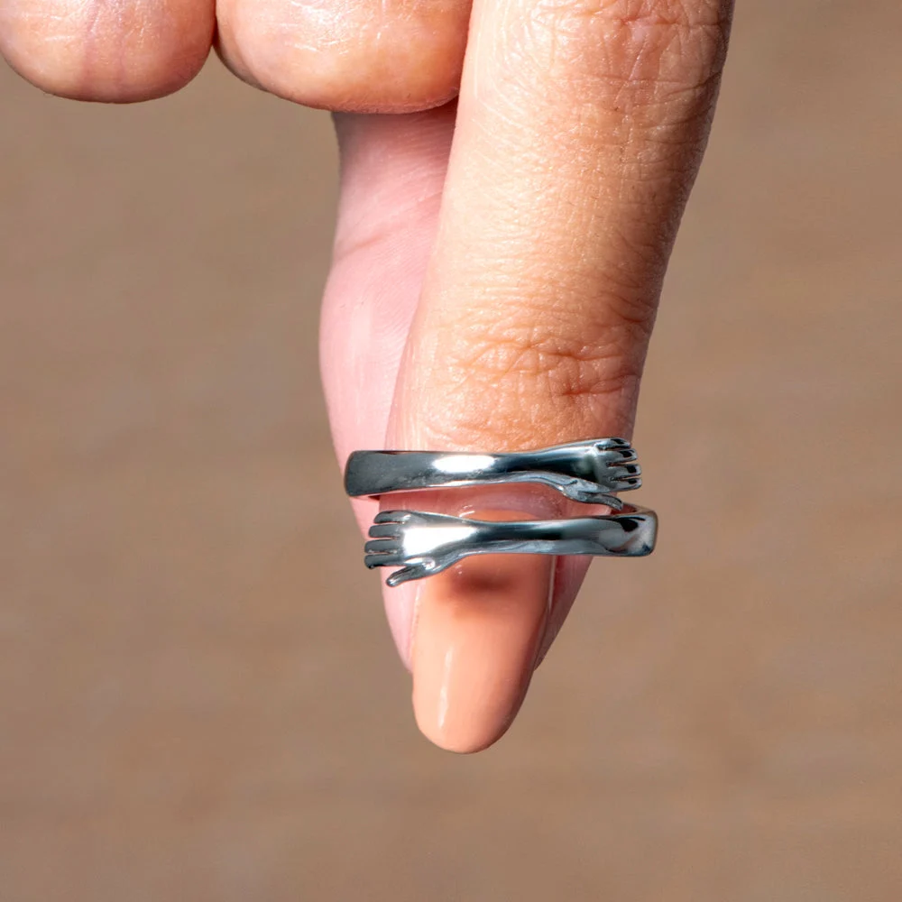 To My Granddaughter Hug Ring