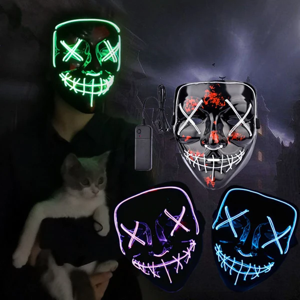 Led Halloween Purge Mask